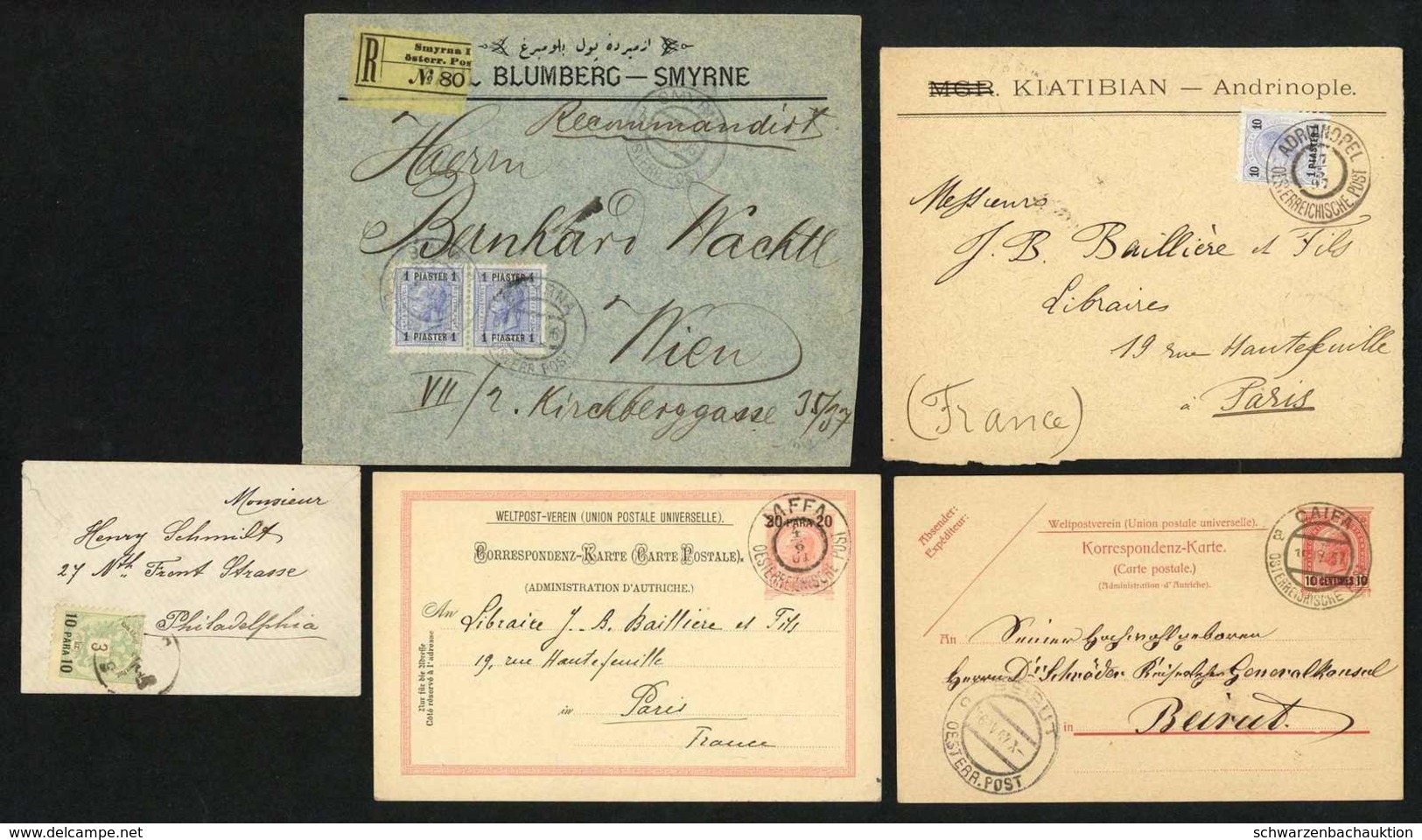 Österreich Post In Der Levante - Collections, Lots & Séries