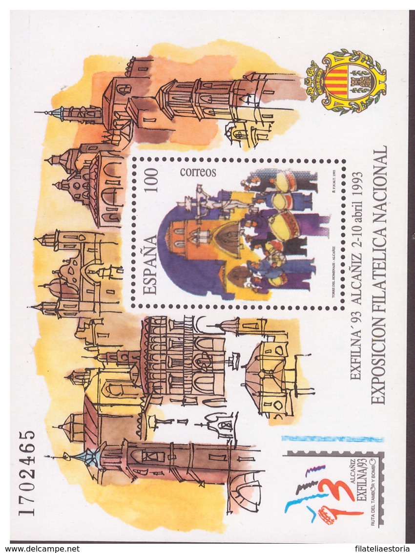 Espagne 1993 - MNH ** - Expositions Philatéliques - Michel Nr. Bloc 53 (esp353) - Nuevos
