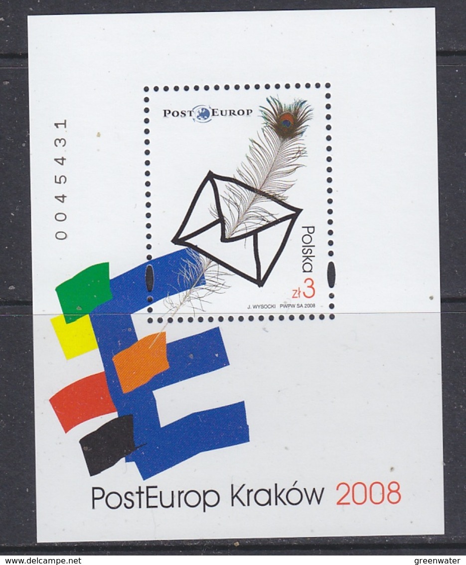 Poland 2008 Posteurop M/s ** Mnh (42221) - Europese Gedachte