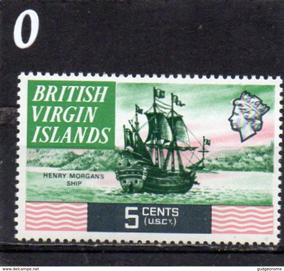 1970 New Definitives 5c MNH - British Virgin Islands