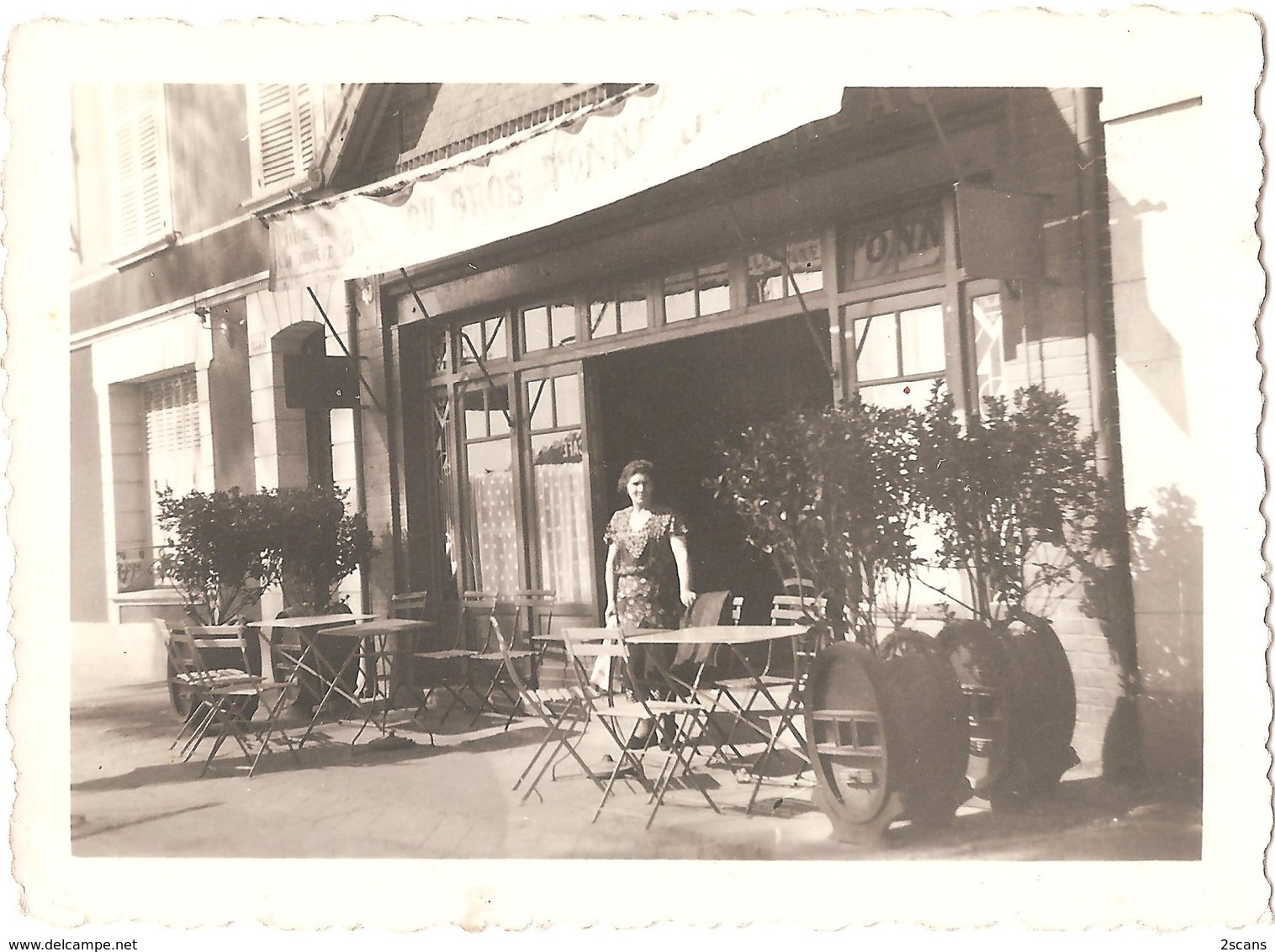 Dépt 60 - BEAUVAIS - Voisinlieu - PHOTO 6,3 X 8,7 Cm - BAR De Émile ANDRY - (Bar Du Gros Tonneau) - Café - Beauvais