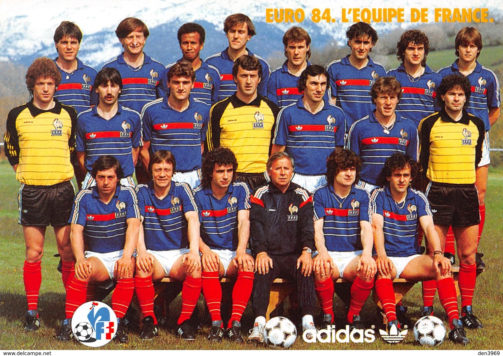 L'Equipe De France De Football En Stage à Font-Romeu - Euro 84 - Platini, Rocheteau, Hidalgo, Giresse, Fernandez, Bossis - Football