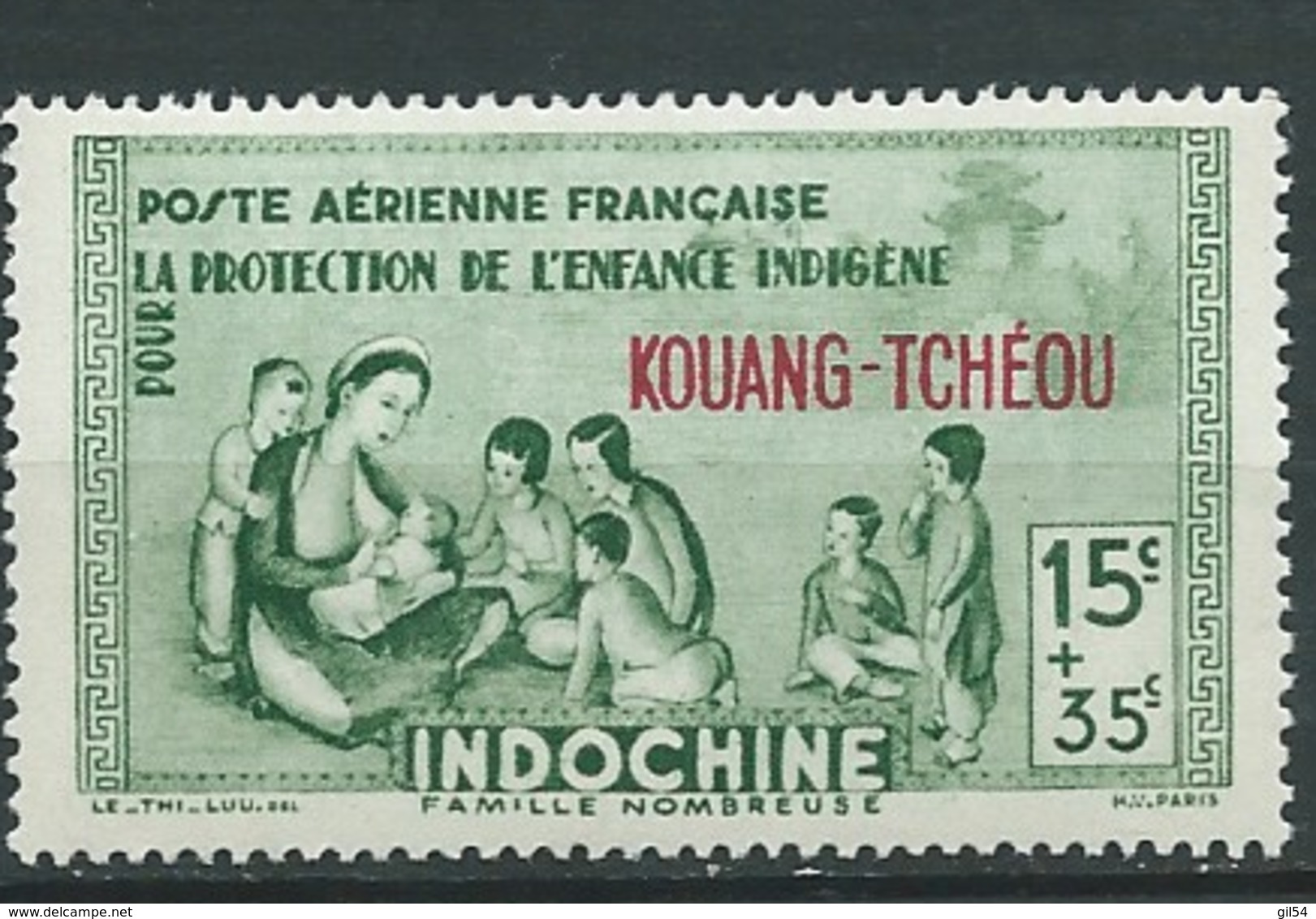 Kouang Tcheou  - Aérien - Yvert N° 1 **   Po 61624 - Unused Stamps