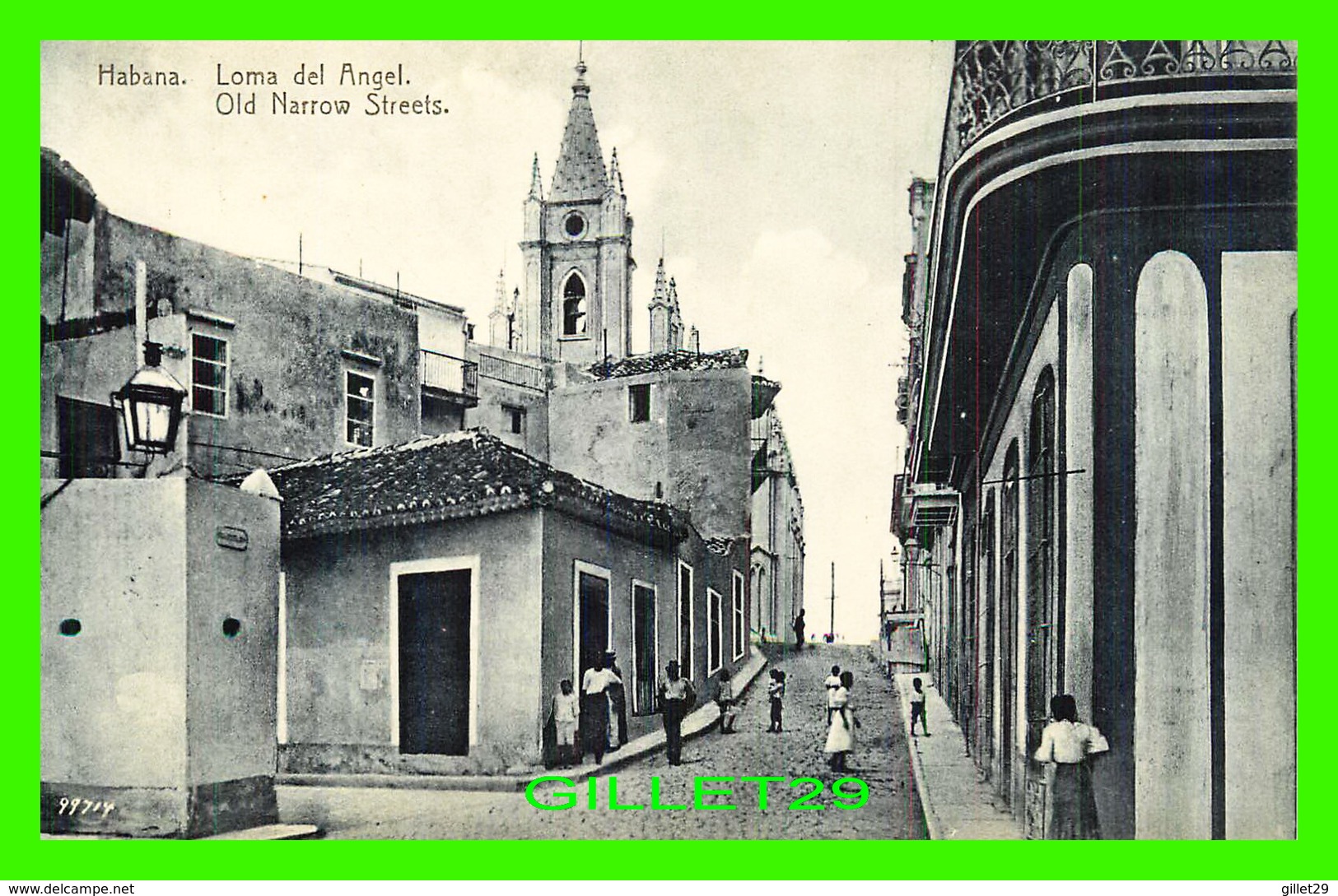 HABANA, CUBA - LOMA DEL ANGEL - OLD NARROW STREETS  - ANIMATED - EDICION JORDI - Cuba