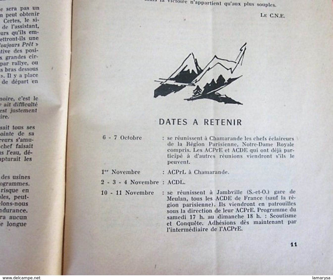 REVUE SCOUT DE FRANCE LE CHEF 1951 N°280 Scoutisme JAMBOREE- FIER DE SA FOI-PHOTOS DIVERSES-PUBS EPOQUE - Scouting