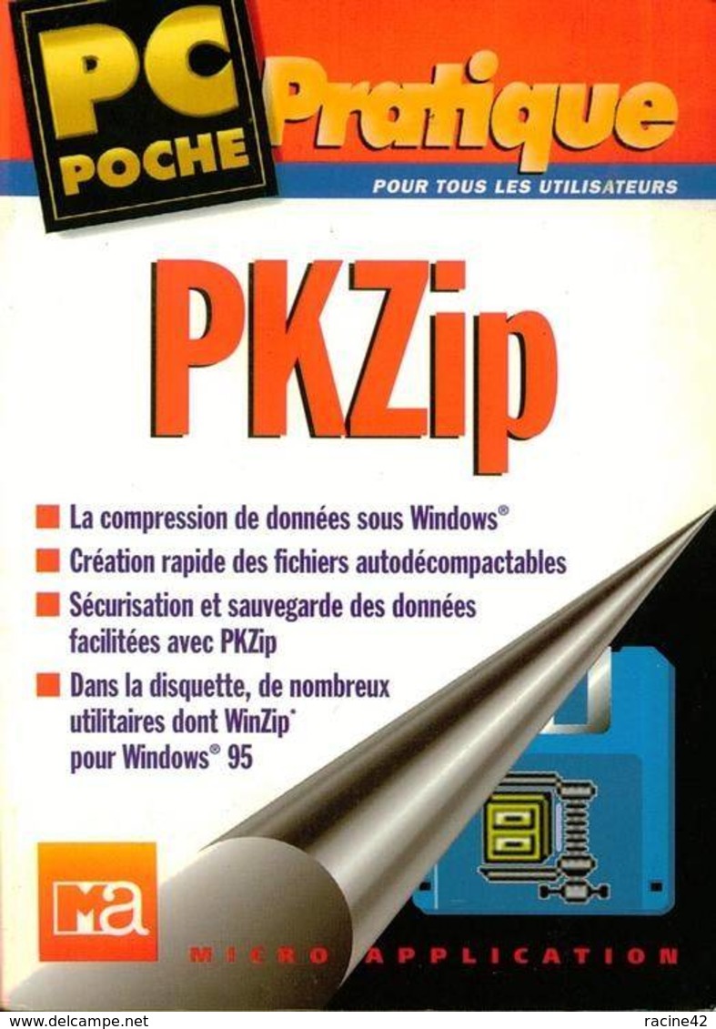 Poche Pratique Pkzip  Poche Pratique Pkzip (Livre)  Editions Micro Applications - Informatik