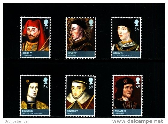 GREAT BRITAIN - 2008  KINGS AND QUEENS  SET  MINT NH - Unused Stamps