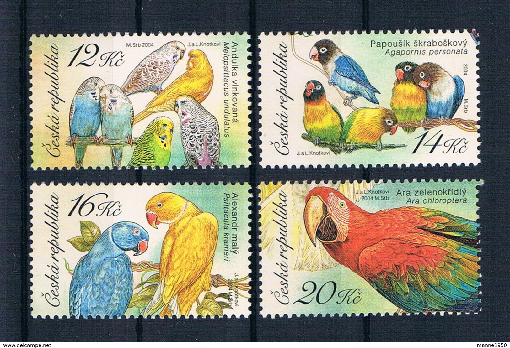 Tschechische Republik 2004 Vögel Mi.Nr. 406/09 ** - Ungebraucht