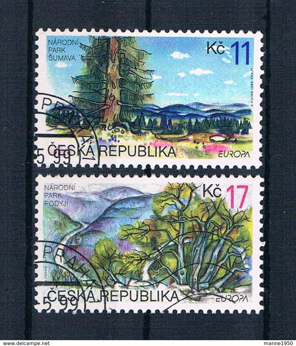 Tschechische Republik 1999 Europa/Cept Mi.Nr. 215/16 Gest. - Ungebraucht