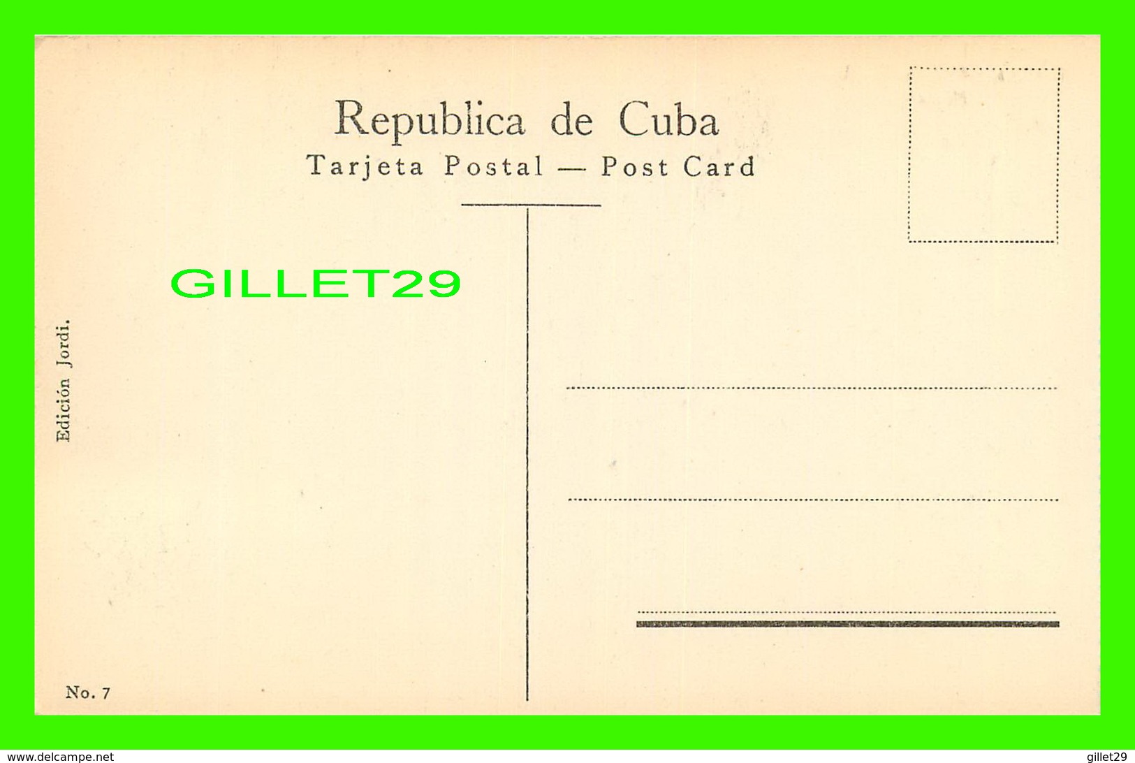 HABANA, CUBA - MTO A MARTI, TEATRO NACIONAL, CENTRO GALLEGO - EDICION JORDI - - Cuba