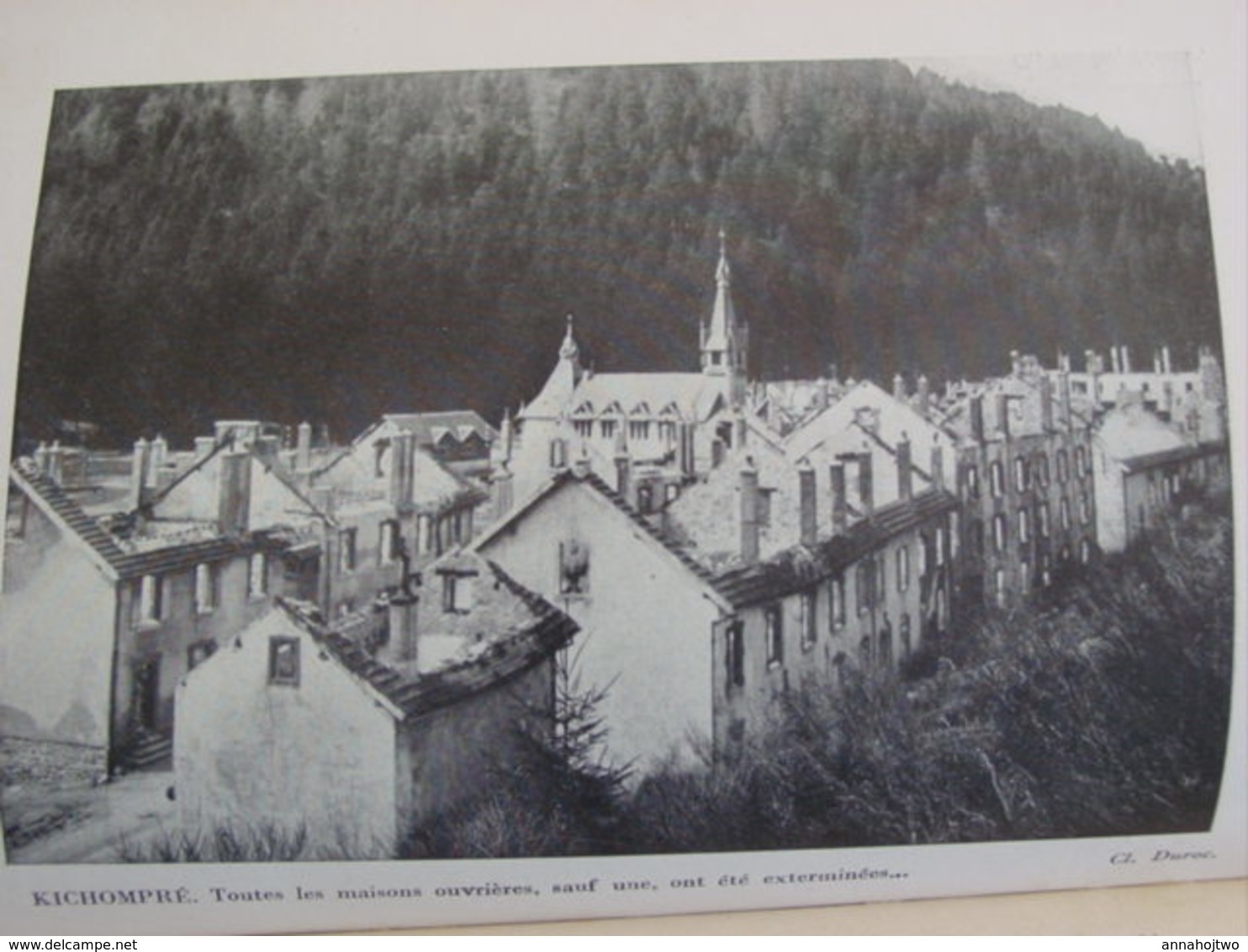 LE FEU DANS LES MAISONS (journal) Gérardmer,Août-Nov.1944 ,N.M.Chabert/les Vosges Martyres. - War 1939-45