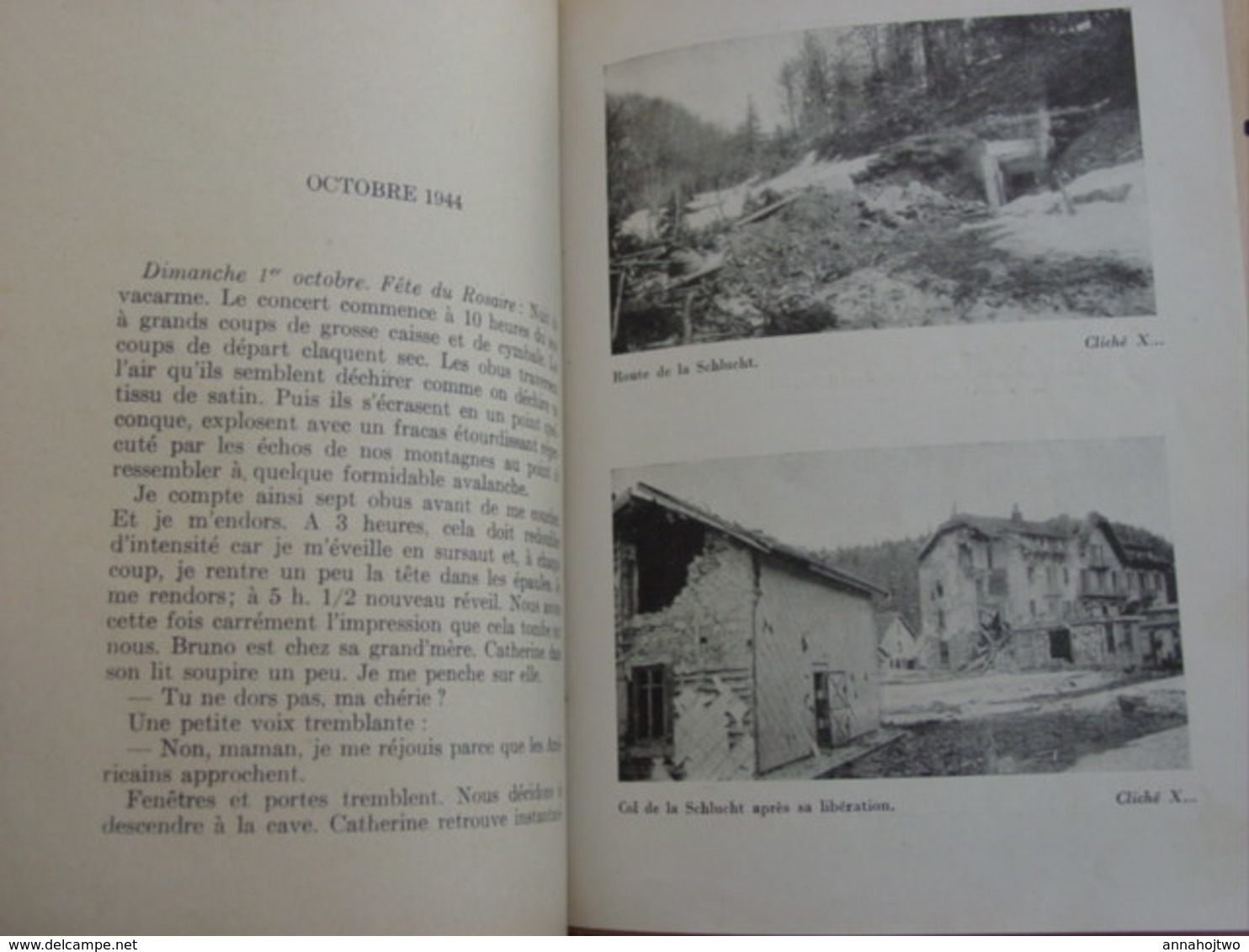 LE FEU DANS LES MAISONS (journal) Gérardmer,Août-Nov.1944 ,N.M.Chabert/les Vosges Martyres. - War 1939-45