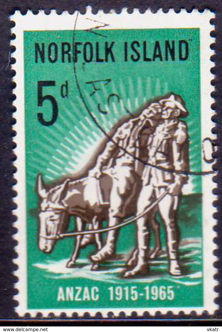 Norfolk Island 1965 SG 58 5d Used Gallipoli Landing - Norfolk Island