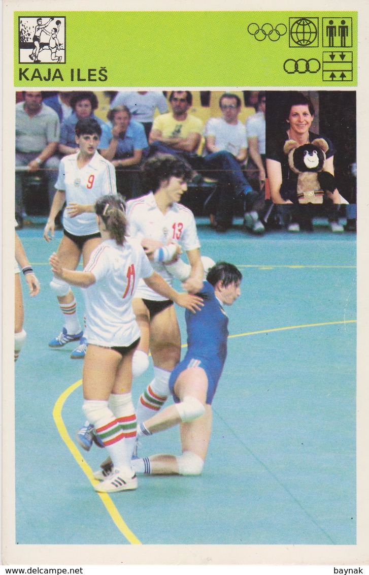 TH2124  ~~  KAJA ILES  ~ YUGOSLAVIA, CROATIA, OSIJEK  ~~   SVIJET SPORTA CARD - Handbal