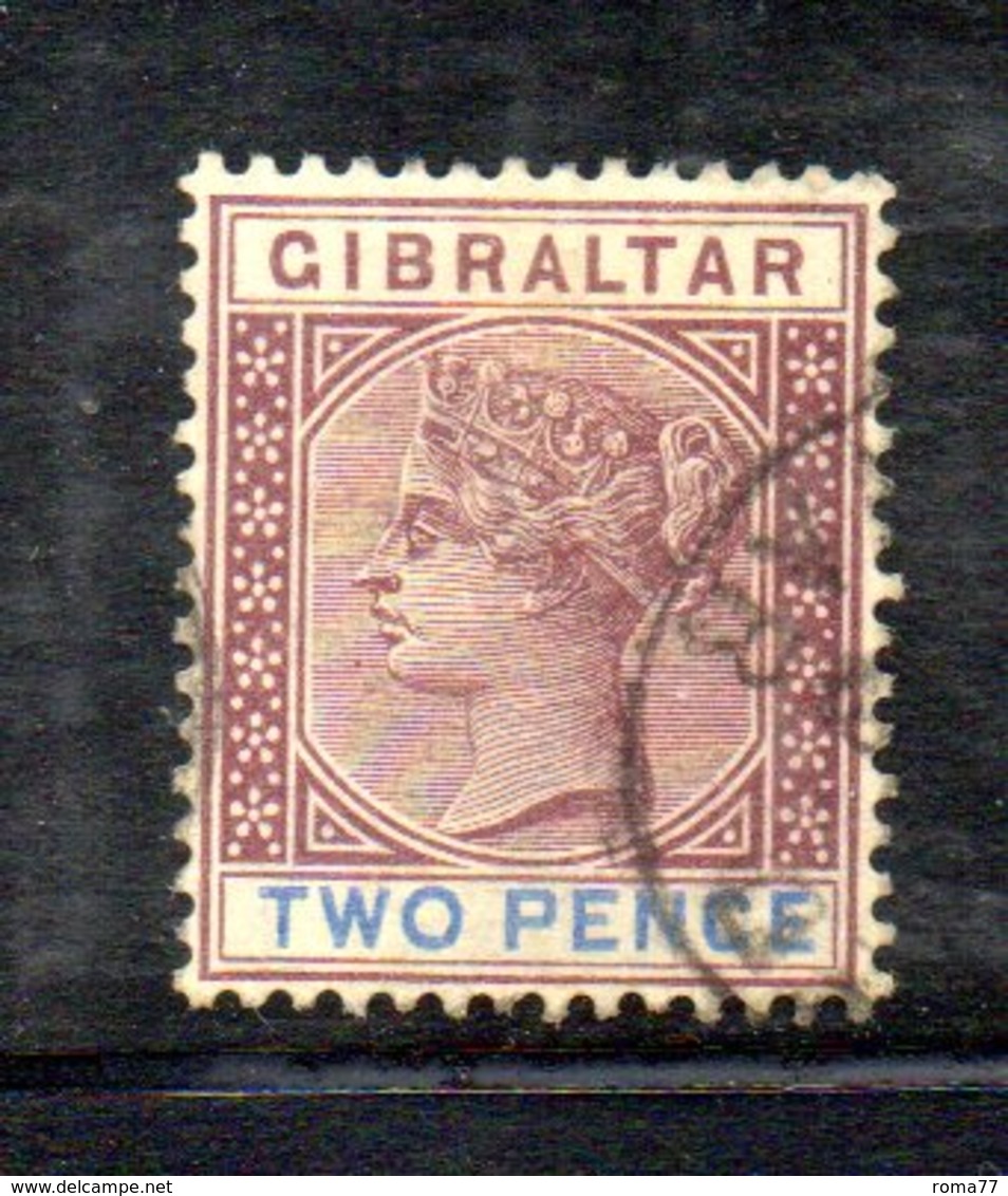 XP4517 - GIBILTERRA 1898 , Unificato N. 33  Usato  (2380A) . - Gibraltar