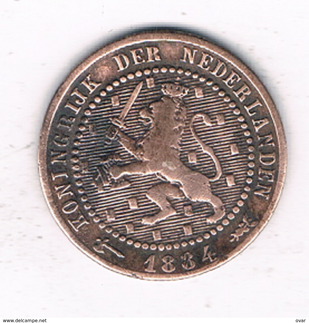 1 CENT 1884  NEDERLAND /2535/ - 1849-1890 : Willem III