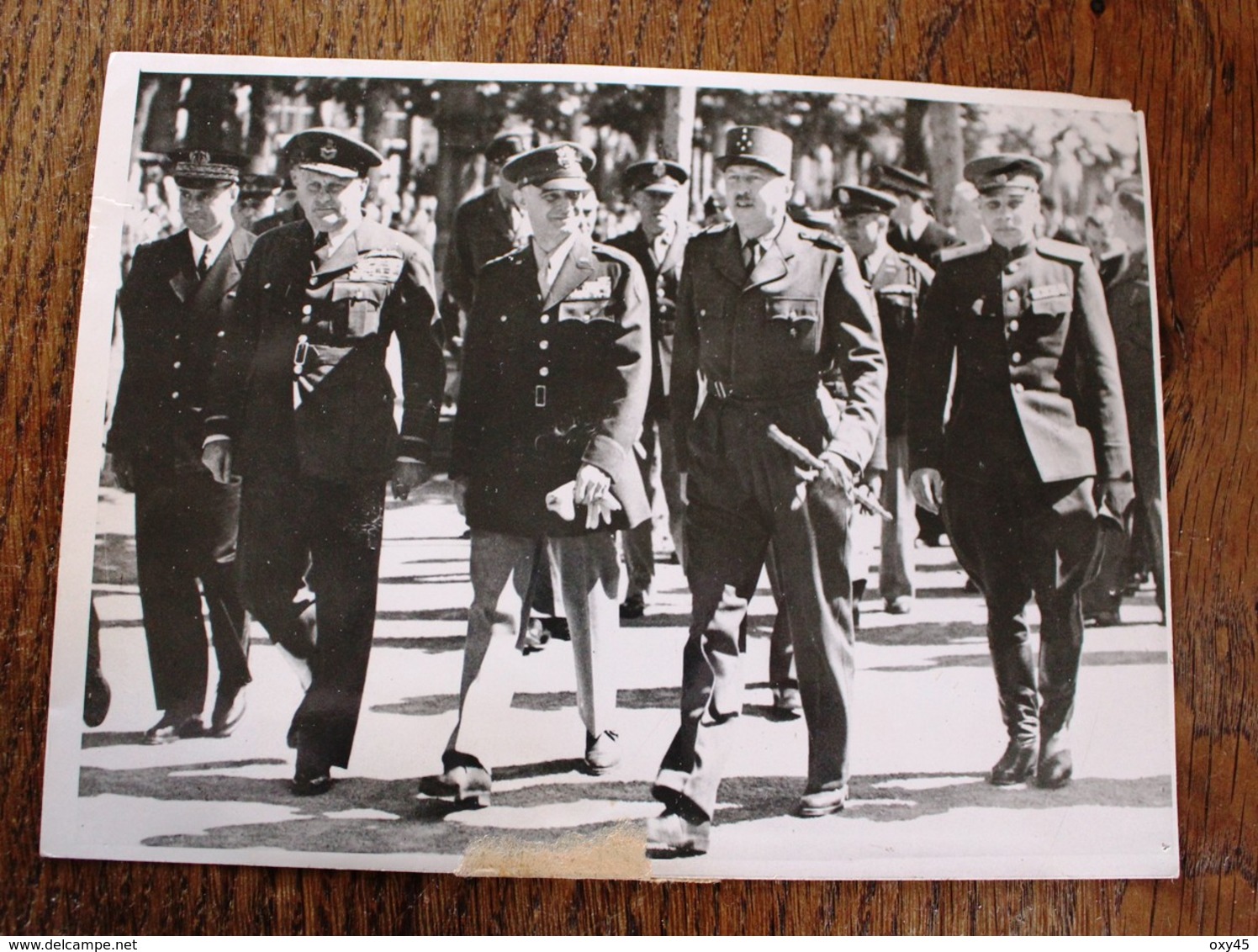 Photo De Presse - Généraux Militaire A Strasbourg Koenig Douglas Clay Sokolowski - Documents