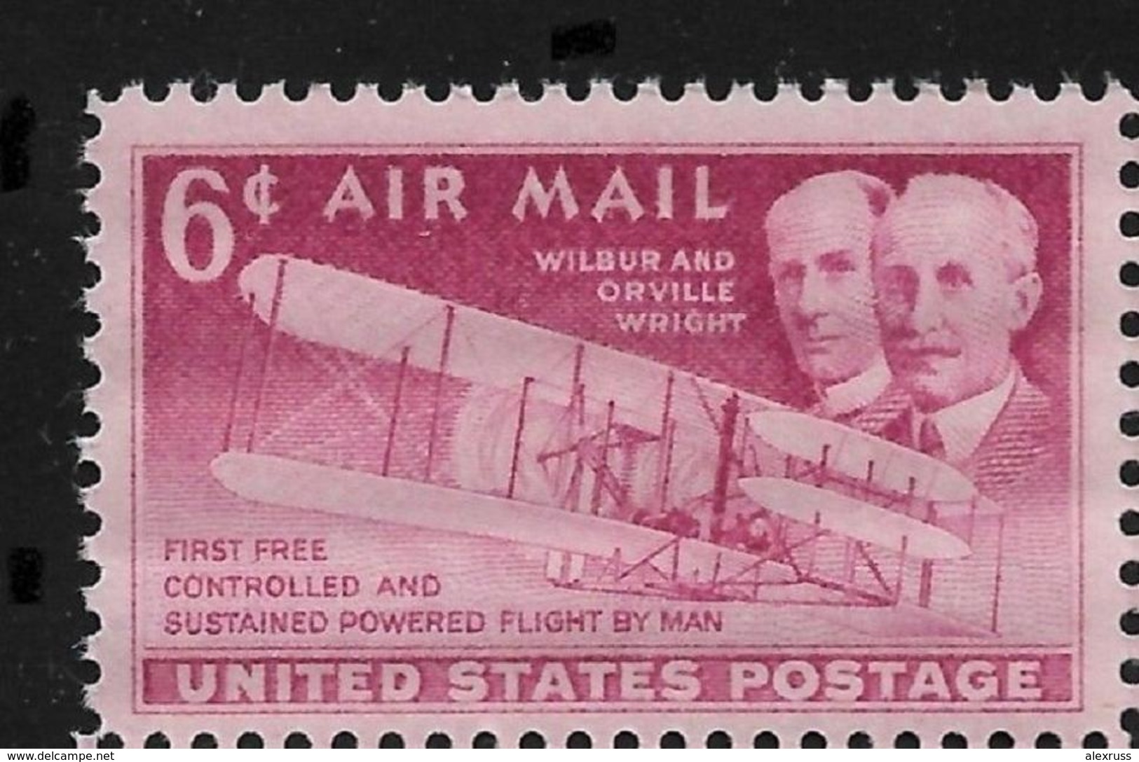US 1949 Air Mail Wright Brothers Scott # C45,VF-XF MNH**OG - 2b. 1941-1960 Nuovi