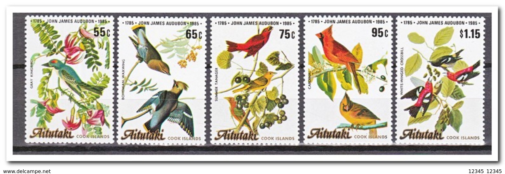 Aitutaki 1985, Postfris MNH, Birds - Aitutaki