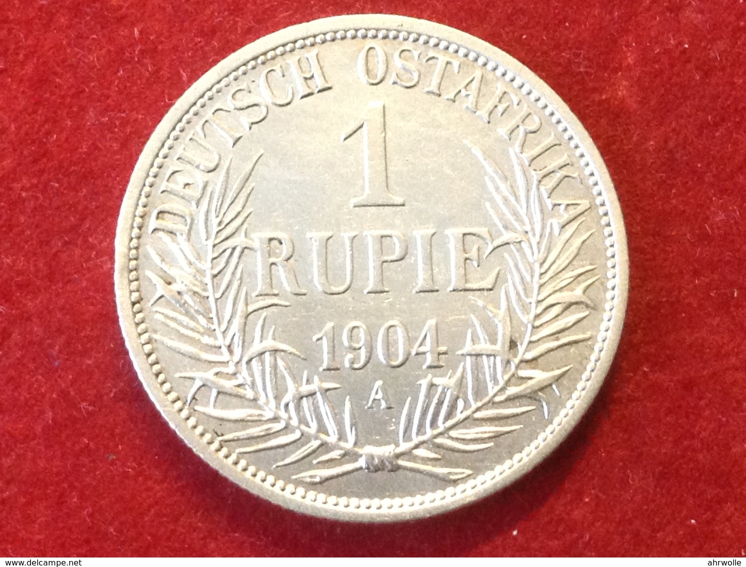 Münze Deutsch Ostafrika 1 Rupie Silber 1904 A Jaeger N722 - Afrique Orientale Allemande