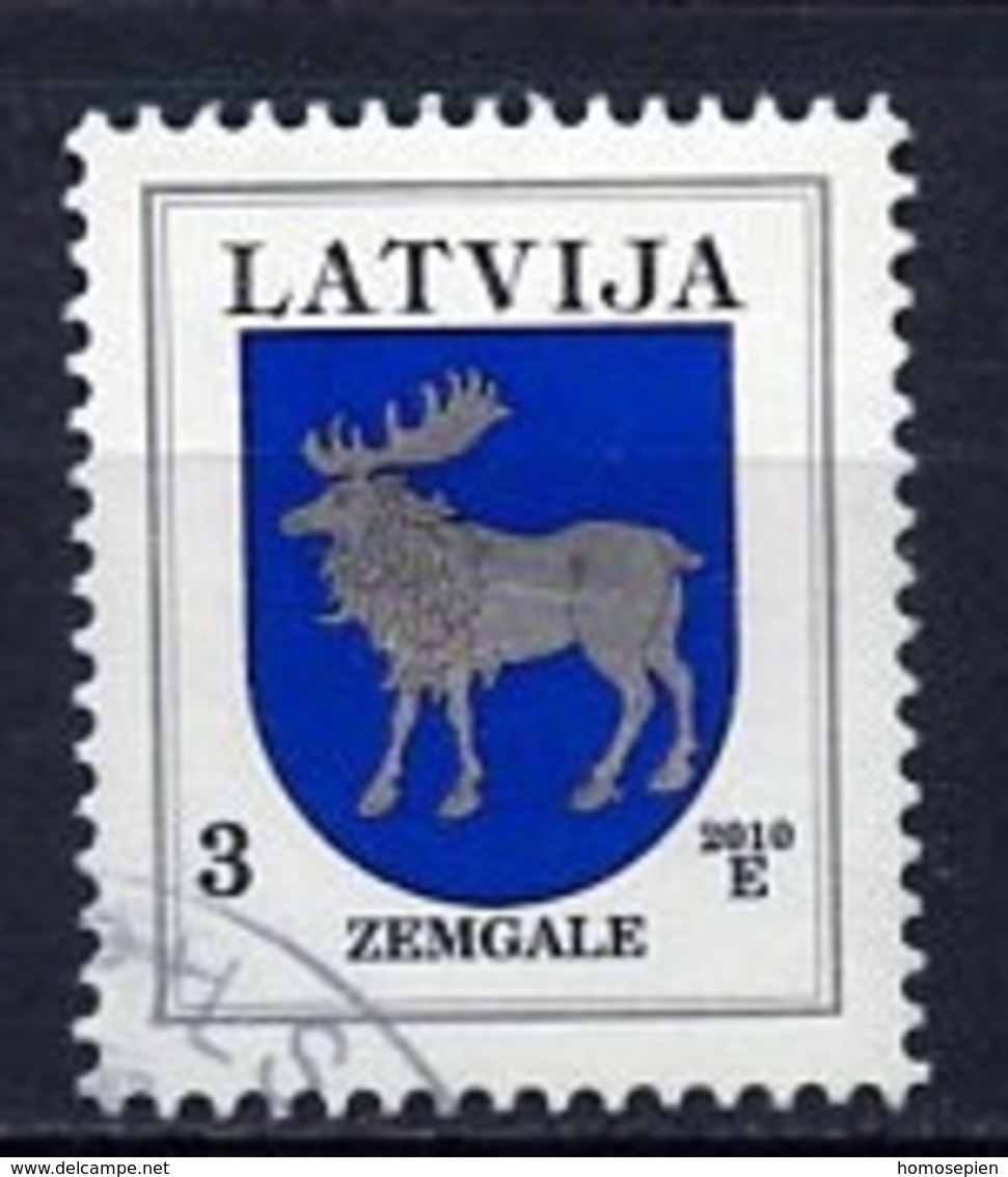 Lettonie - Lettland - Latvia 2010 Y&T N°752 - Michel N°(?) (o) - 3s Armoirie De Zemgale - Lettonie