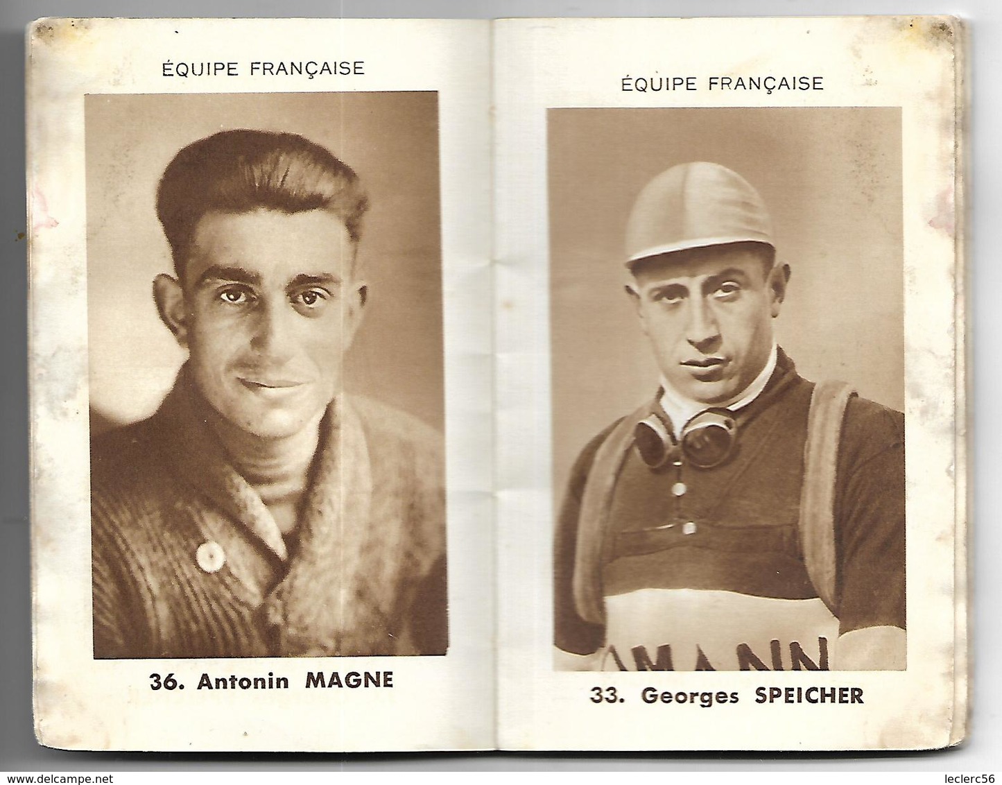 CYCLISME TOUR DE FRANCE 1934 PETIT LIVRET (une 60aine De Pages) PHOTOS DE COUREURS 6 SCANS - Cyclisme