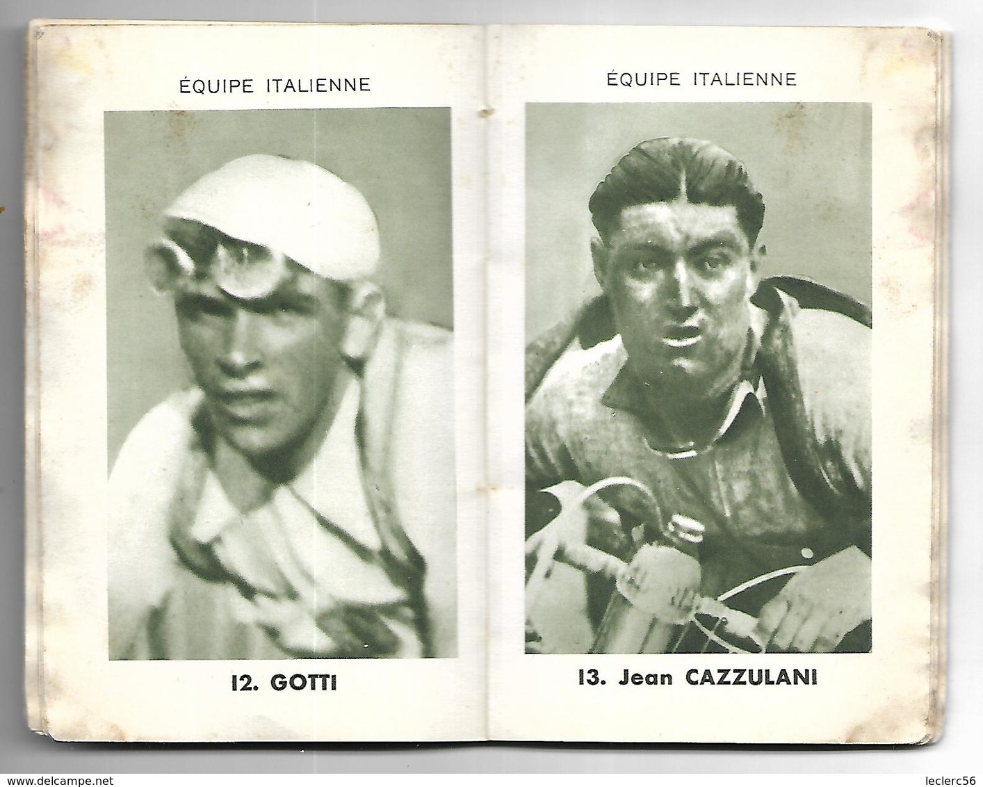 CYCLISME TOUR DE FRANCE 1934 PETIT LIVRET (une 60aine De Pages) PHOTOS DE COUREURS 6 SCANS - Cyclisme