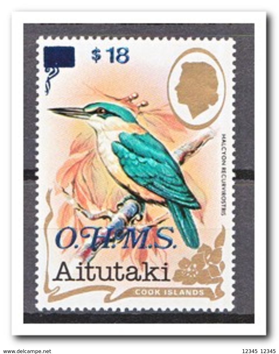 Aitutaki 1990, Postfris MNH, Birds, O.H.M.S. - Aitutaki