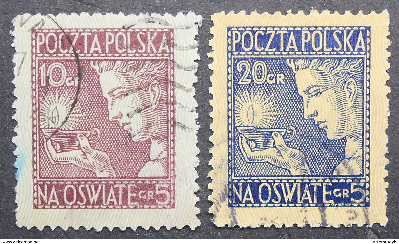 Poland 1927 Regular Issue, Complete Set, Mi #247-248, Use, CV 34 EUR - Used Stamps