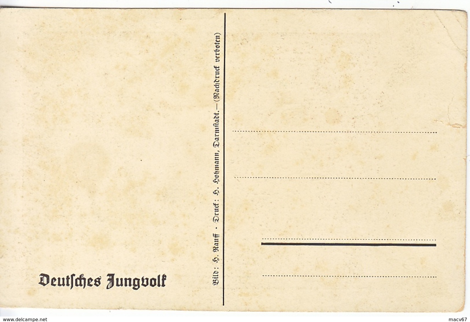 Propaganda Card  HITLER  YOUTH ON  HORSEBACK - Briefe U. Dokumente