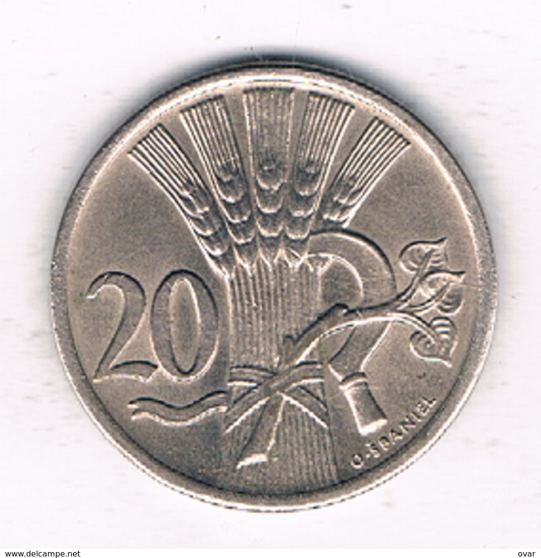 20 HALLER  1921  TSJECHOSLOWAKIJE /2543/ - Tchécoslovaquie