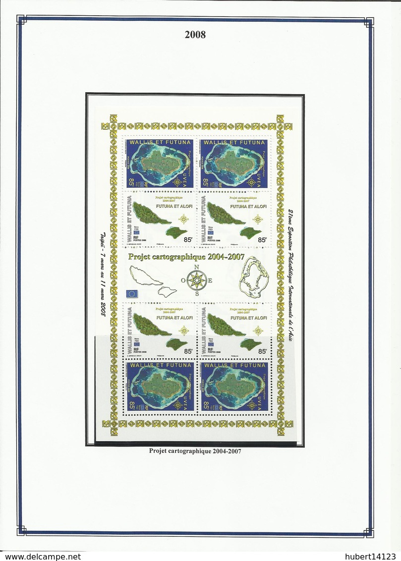 WALLIS ET FUTUNA BF N° 23 Et 24  Neufs Sans Charnière 2008 - Poisson - Blocks & Sheetlets