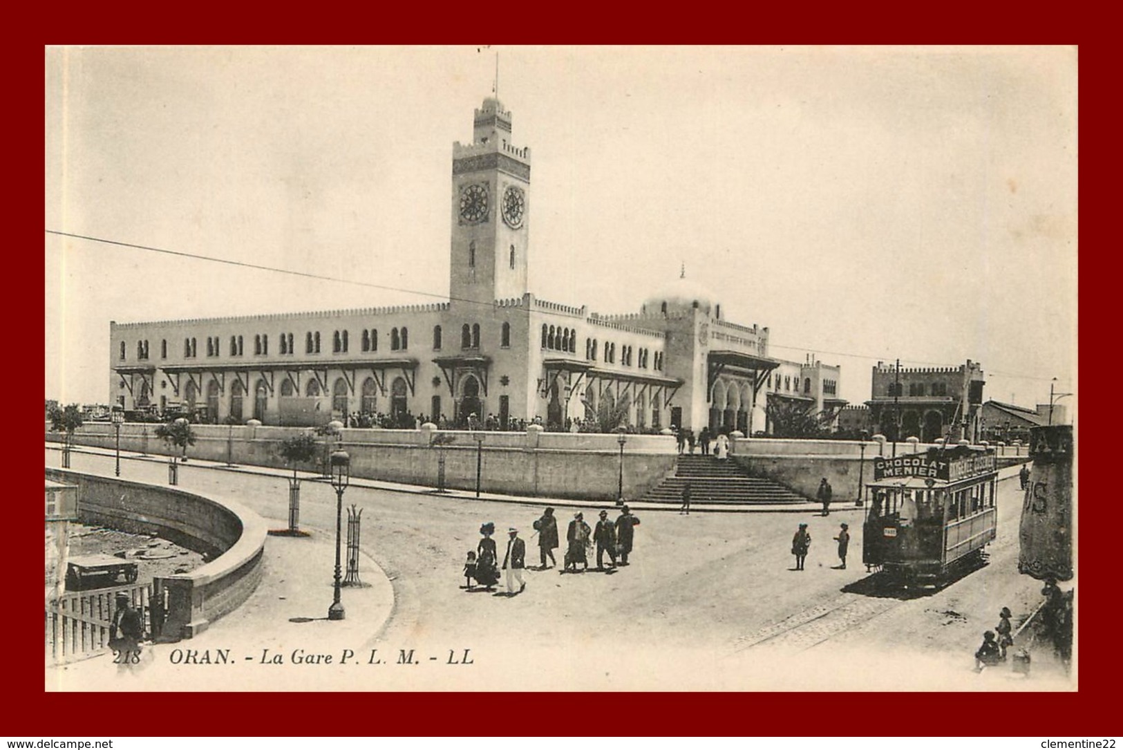 Oran * La Gare     (scan Recto Et Verso ) - Oran