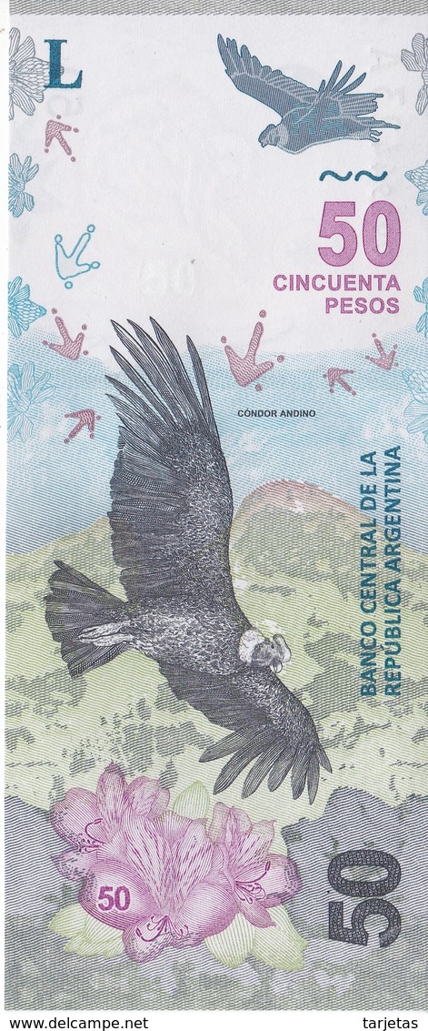 BILLETE DE ARGENTINA DE 50 PESOS DE UN CONDOR SIN CIRCULAR - UNCIRCULATED (BANKNOTE) - Argentina