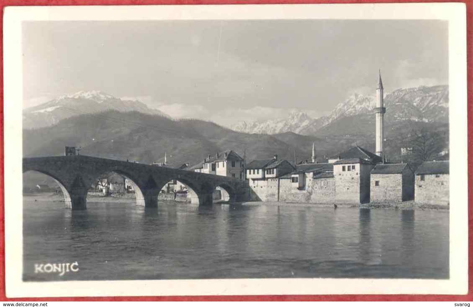 KONJIC - Most - Dzamija - Bridge - Mosque. BiH B13/38 - Bosnie-Herzegovine