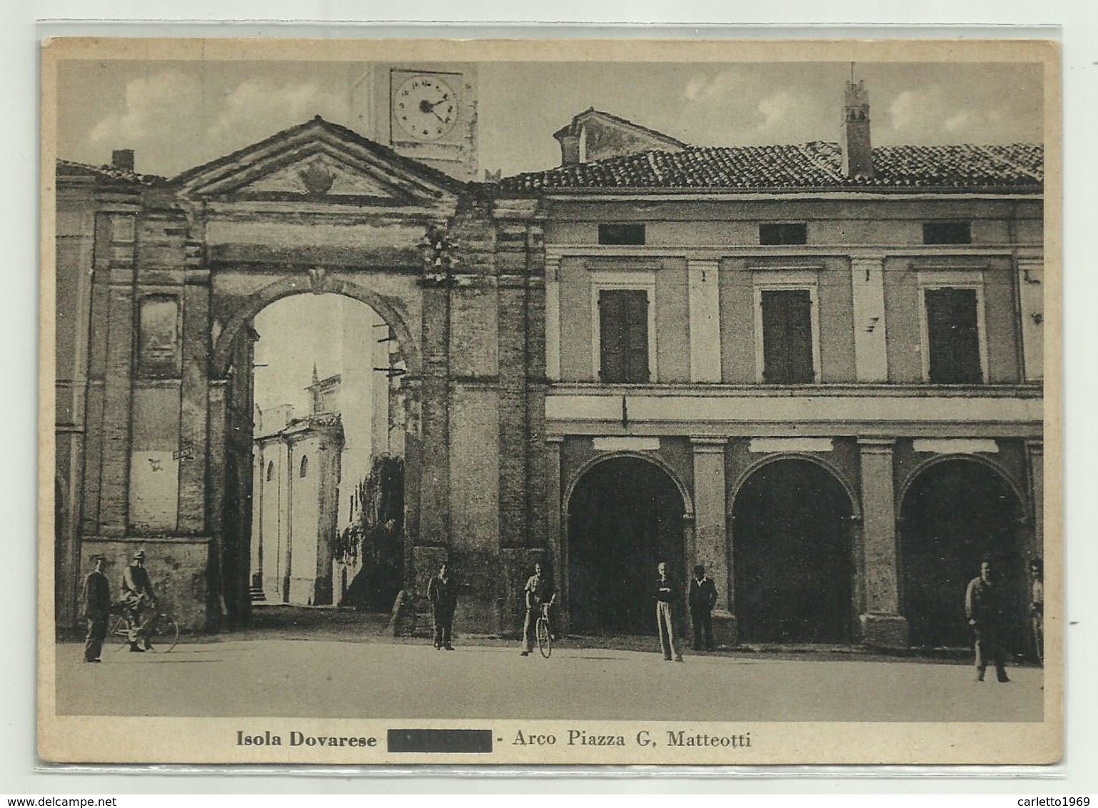 ISOLA DOVARESE - ARCO PIAZZA G.MATTEOTTI  NV  FG - Cremona