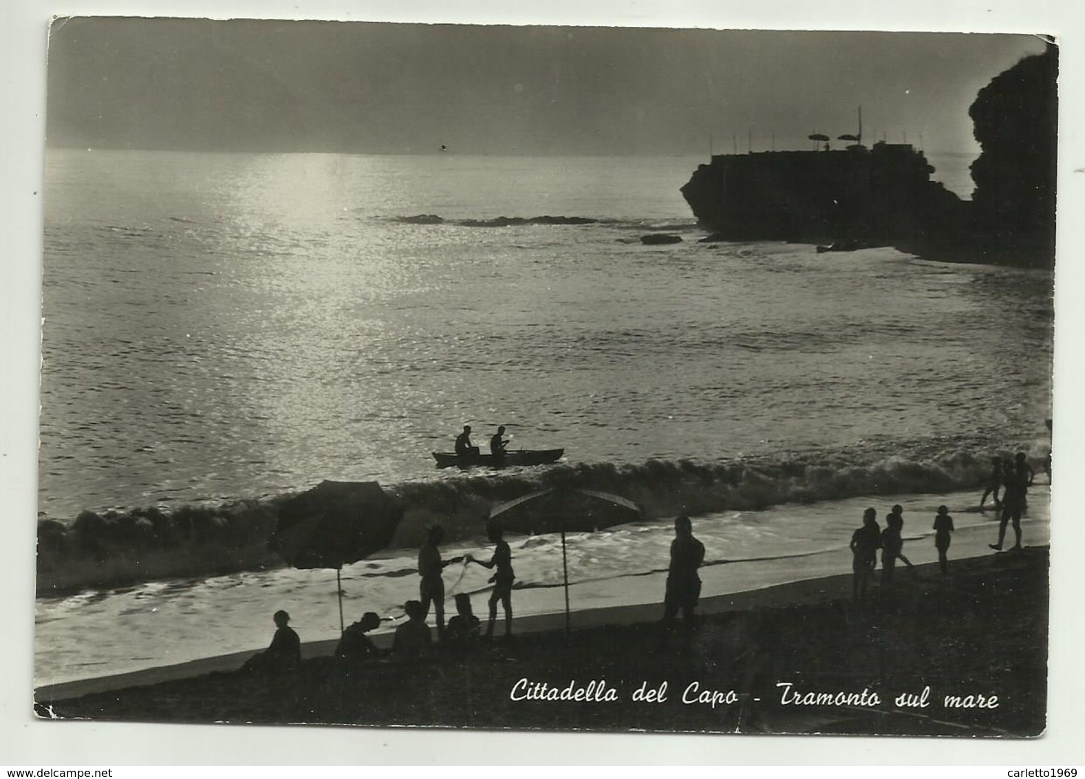 CITTADELLA DEL CAPO - TRAMONTO SUL MARE  VIAGGIATA FG - Cosenza