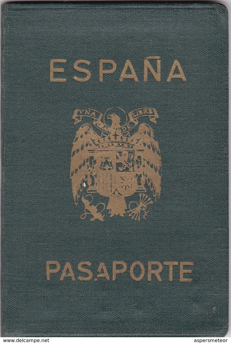 ESPAÑA HOMBRE Y MUJER YEAR 1957 PASAPORTE PASSPORT REISEPASS PASSAPORTO - BLEUP - Documenti Storici