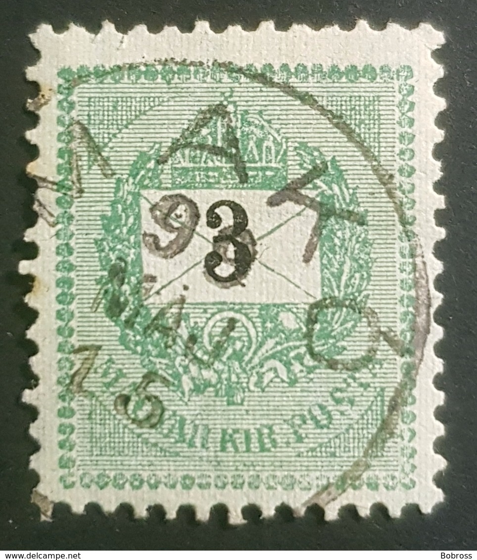 1888-1899, Kingdom Of Hungary, Used, Hungary, Hongrie, Magyar Kir Posta - Oblitérés