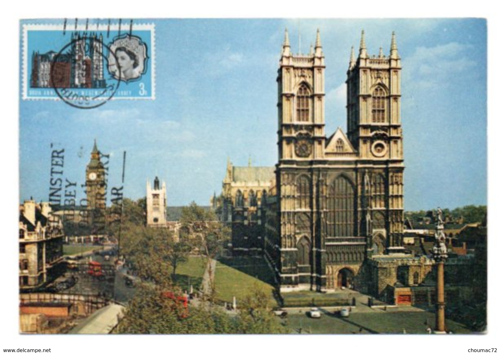 GF Carte Maximum 252, United Kingdom Royaume-Uni 1966, 900 TH Anniversary Westminster Abbey - Cartes-Maximum (CM)