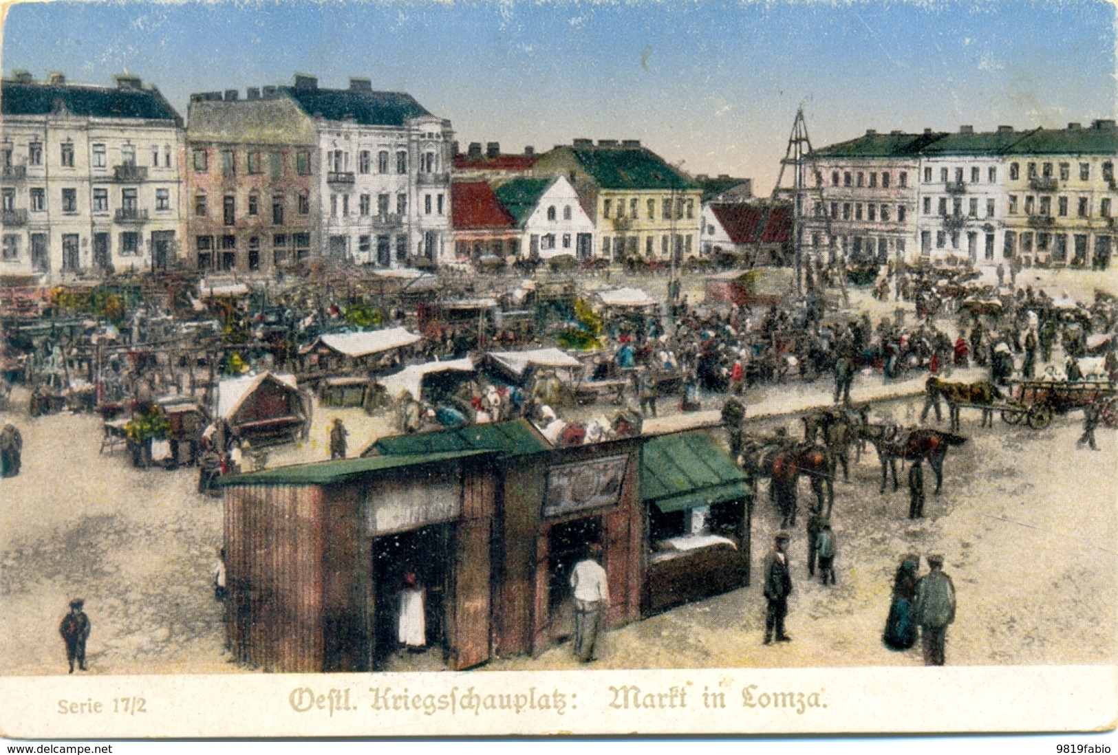 1ª W.K. Markt In Lomza - Oorlog 1914-18
