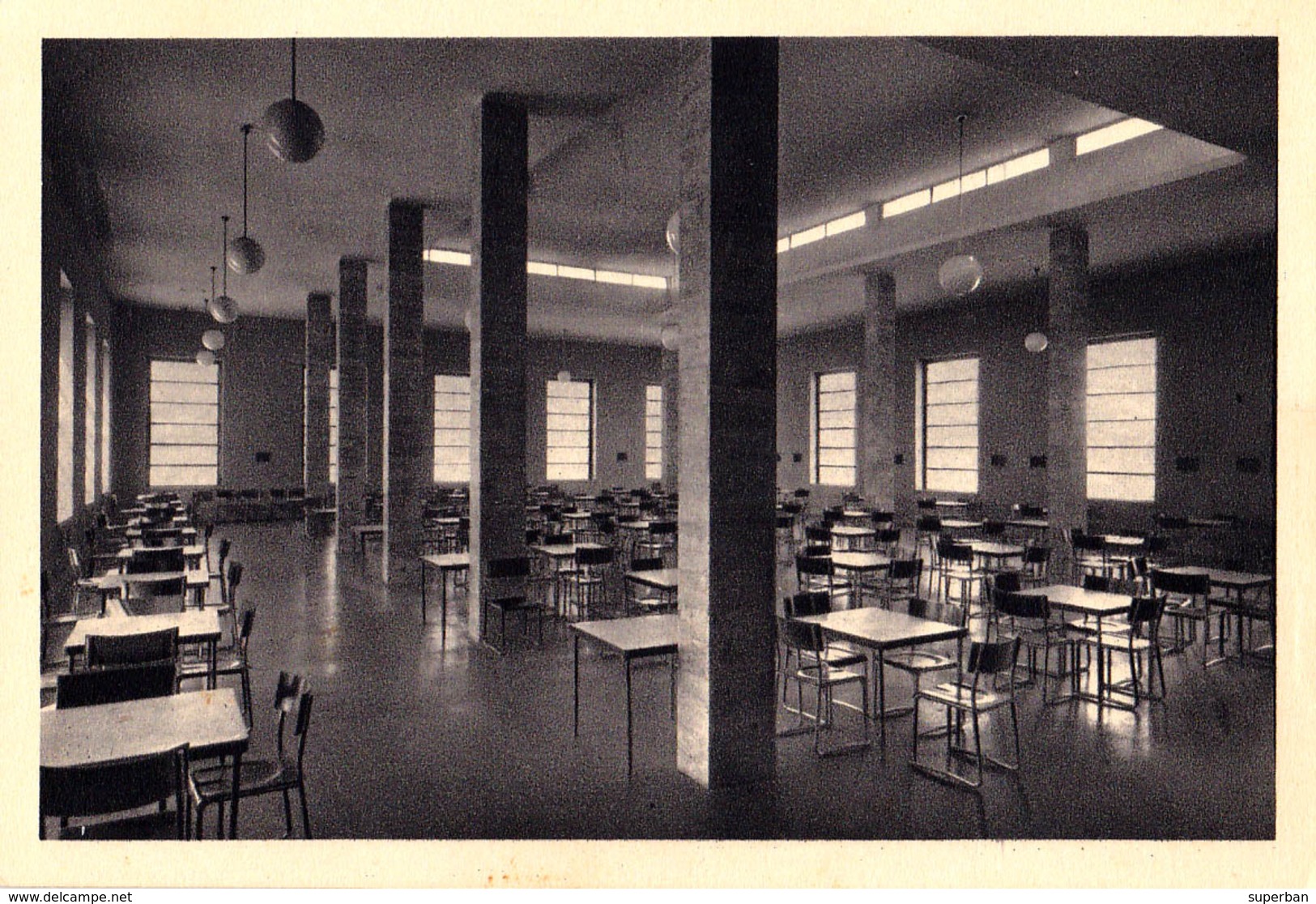 ROMA : CITTÀ UNIVERSITARIA - SALA DA PRANZO DELLA CASA DELLO STUDENTE - ANNÉE / YEAR ~ 1935 - '937 (aa856) - Unterricht, Schulen Und Universitäten