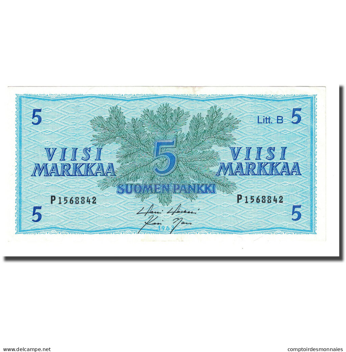 Billet, Finlande, 5 Markkaa, 1963, KM:106Aa, NEUF - Finlande