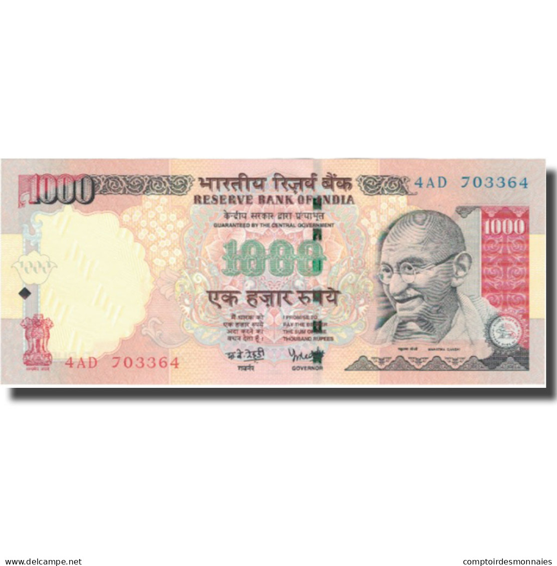 Billet, Inde, 1000 Rupees, Undated (2000), KM:94d, SPL+ - India