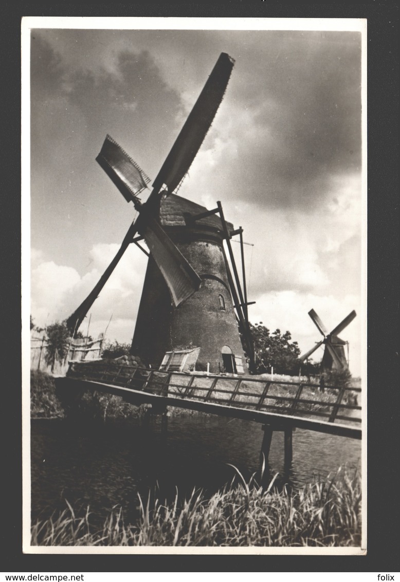 Hollands Molenlandschap - Fotokaart - Molen / Mill / Moulin - Andere & Zonder Classificatie