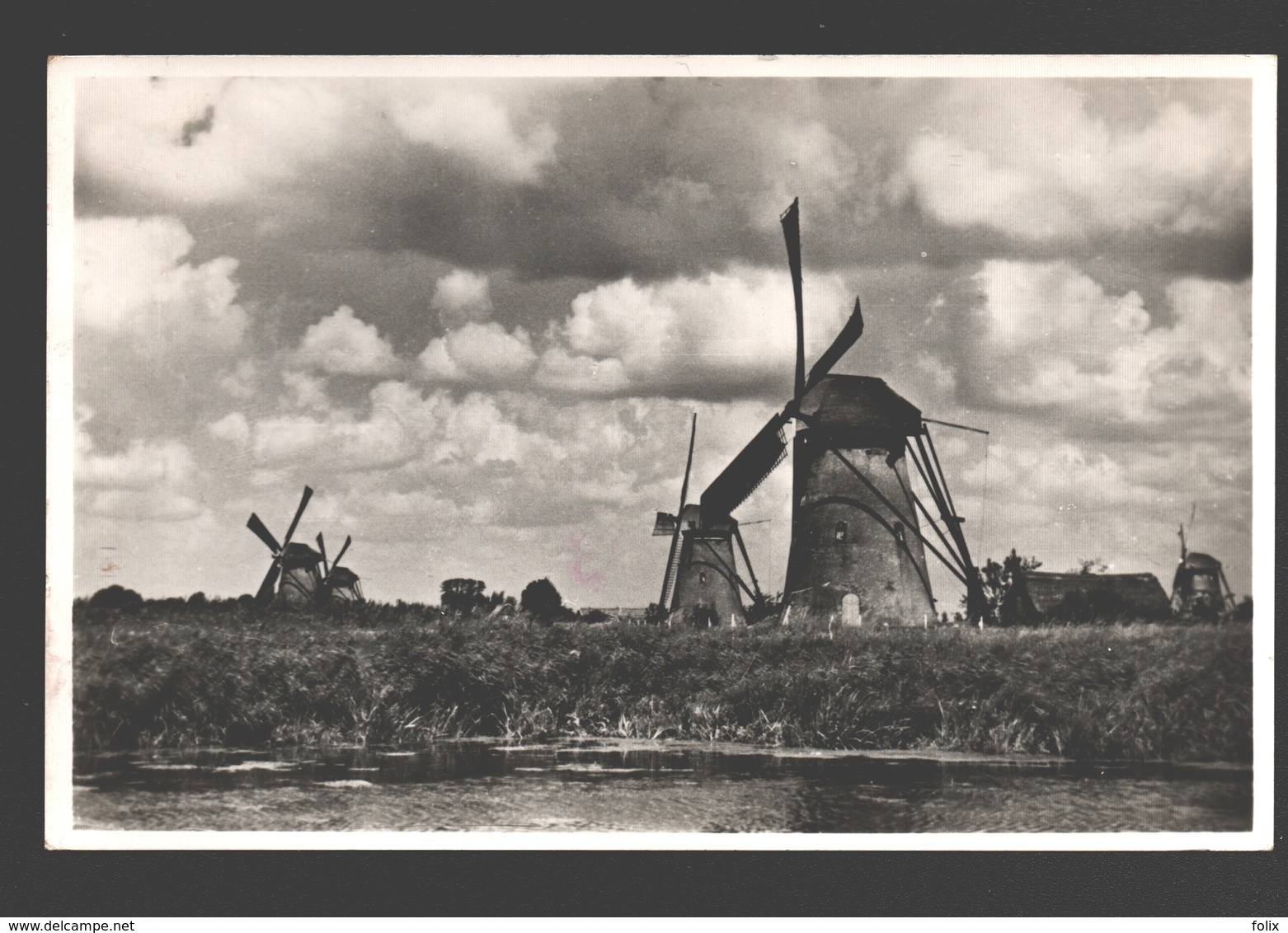 Hollands Molenlandschap - Fotokaart - Molen / Mill / Moulin - 1953 - Andere & Zonder Classificatie