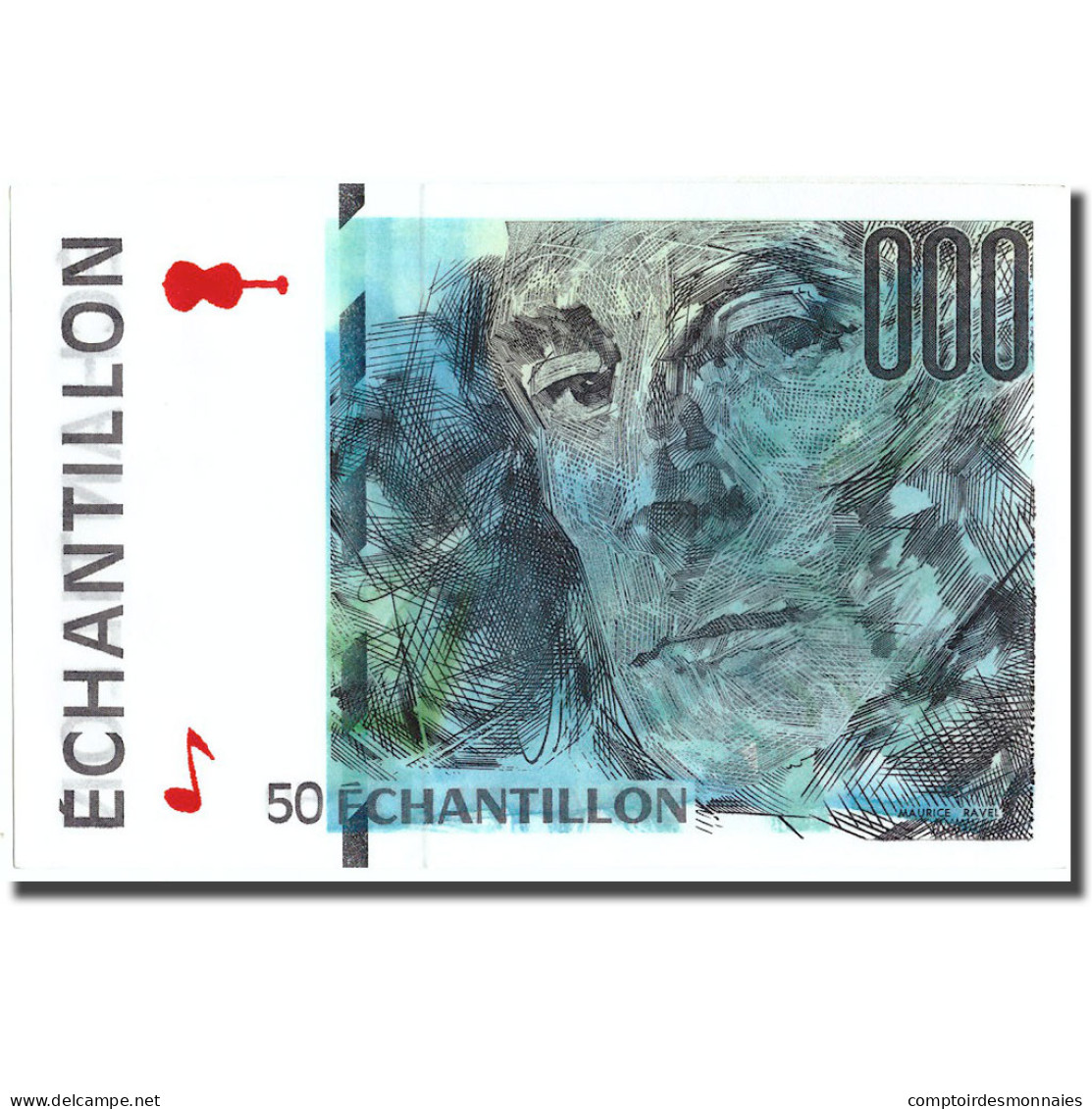 France, 50 Francs, échantillon, SPL+ - Fautés