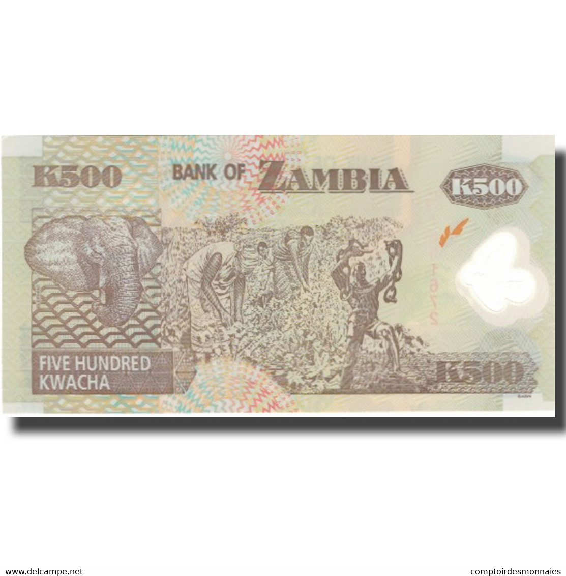 Billet, Zambie, 500 Kwacha, 2003-11, KM:43f, NEUF - Zambia