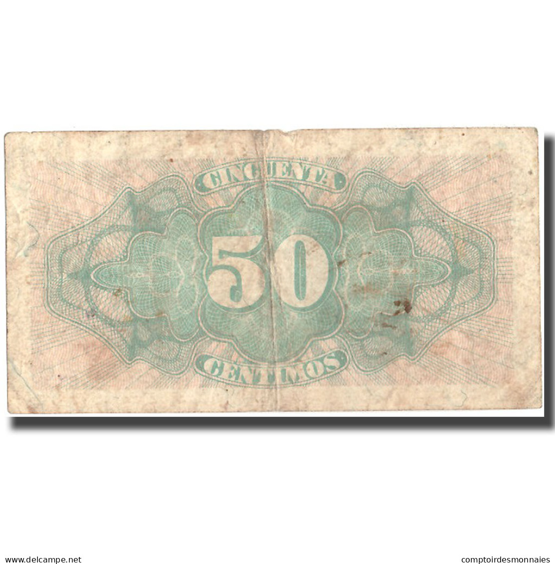 Billet, Espagne, 50 Centimos, 1937, 1937, KM:93, TB - 50 Peseten