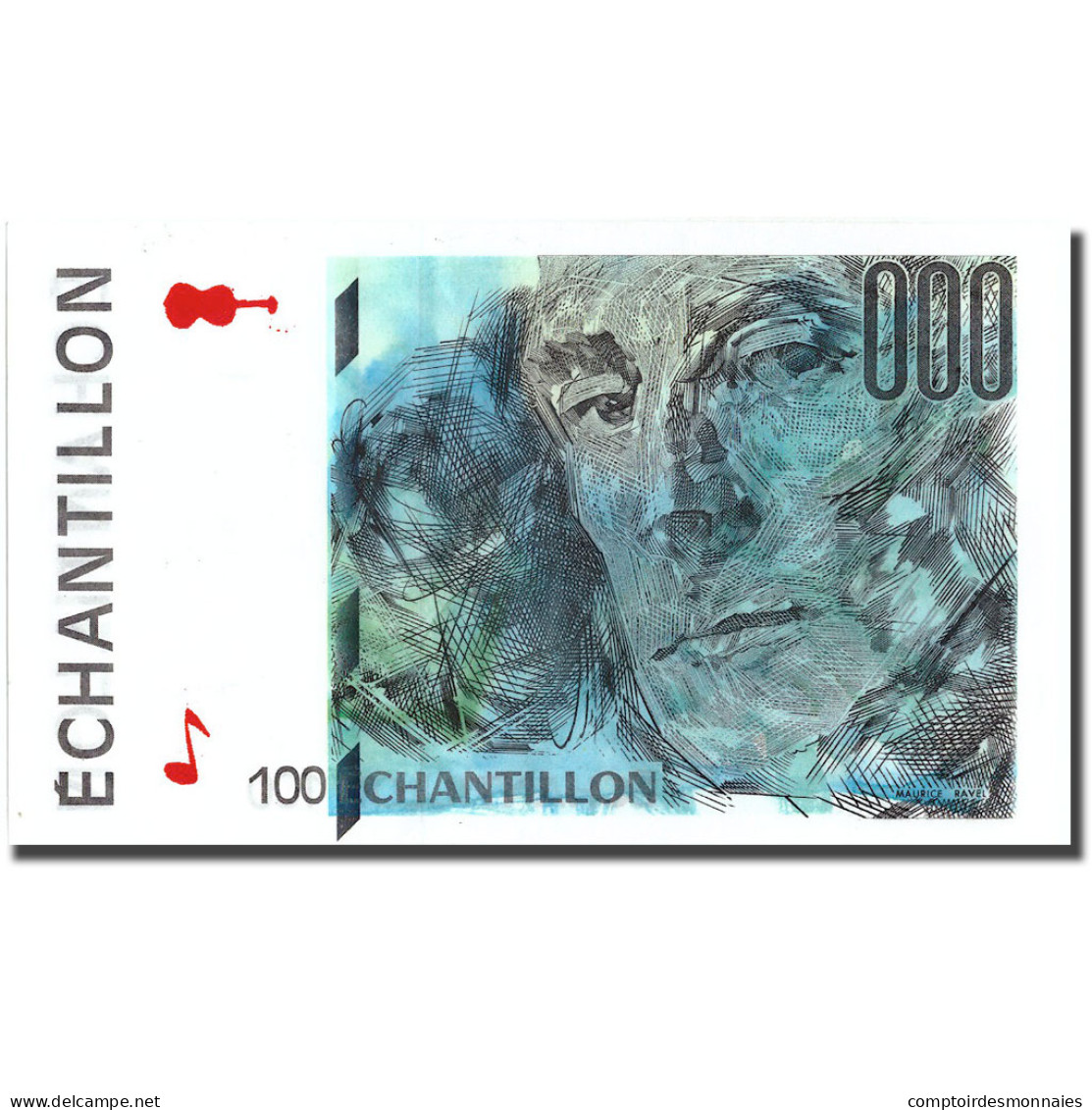 France, 100 Francs, échantillon, SUP+ - Fouten